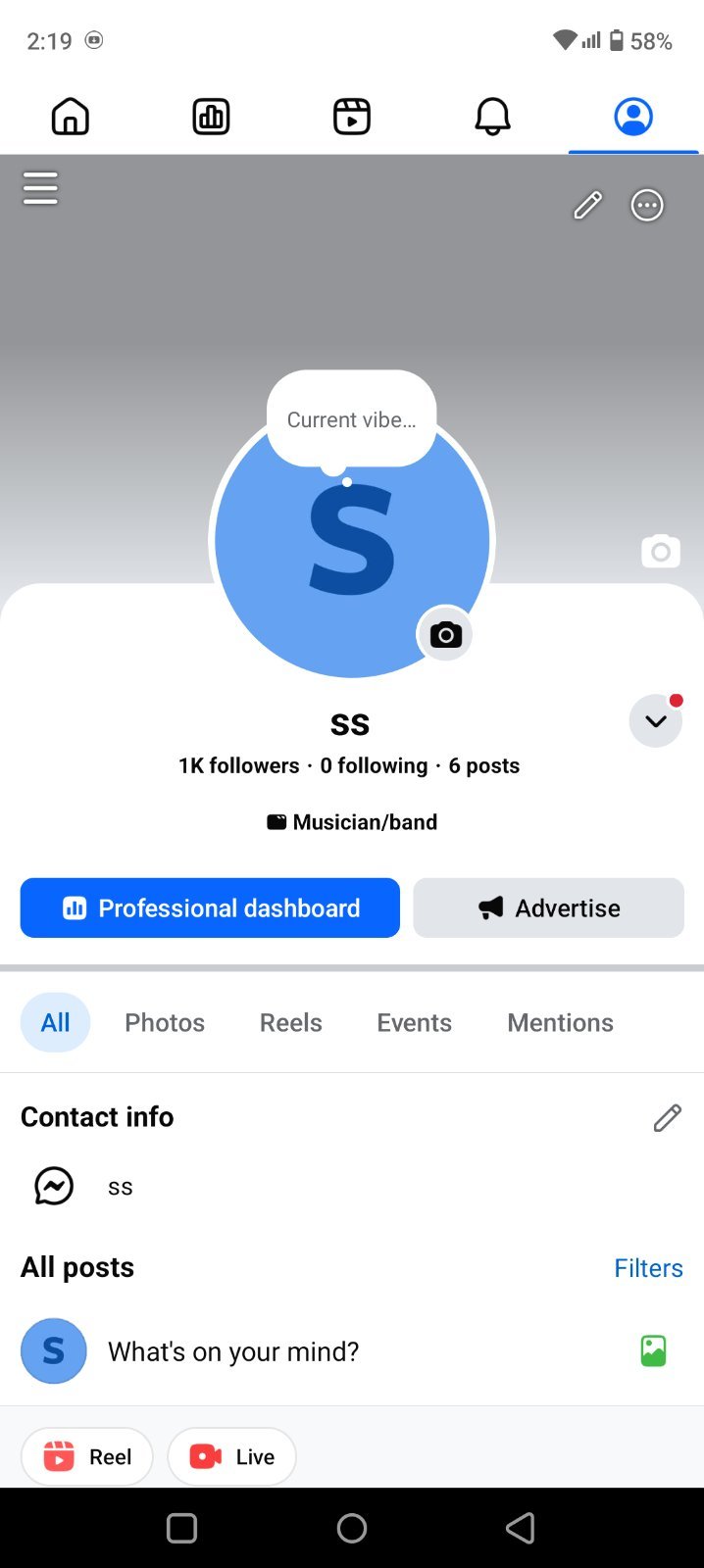 Feacbook page