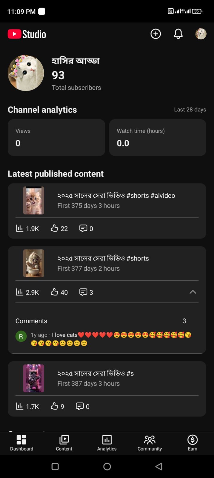 The channel is a social entertainment channel - We upload weekly content and com
