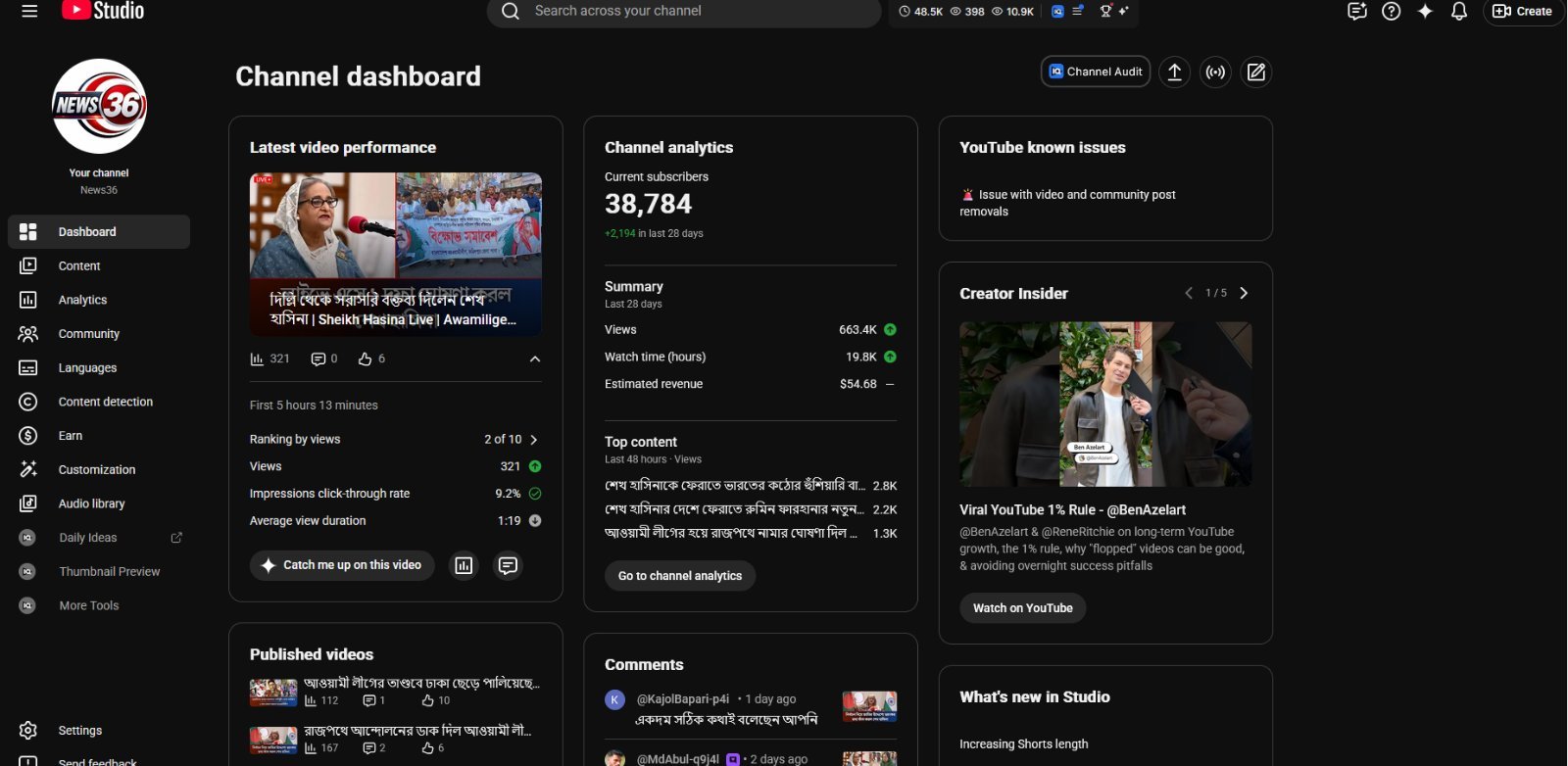38700 subscribe channel sell hobe full fresh monitaiz on ase bd news channel