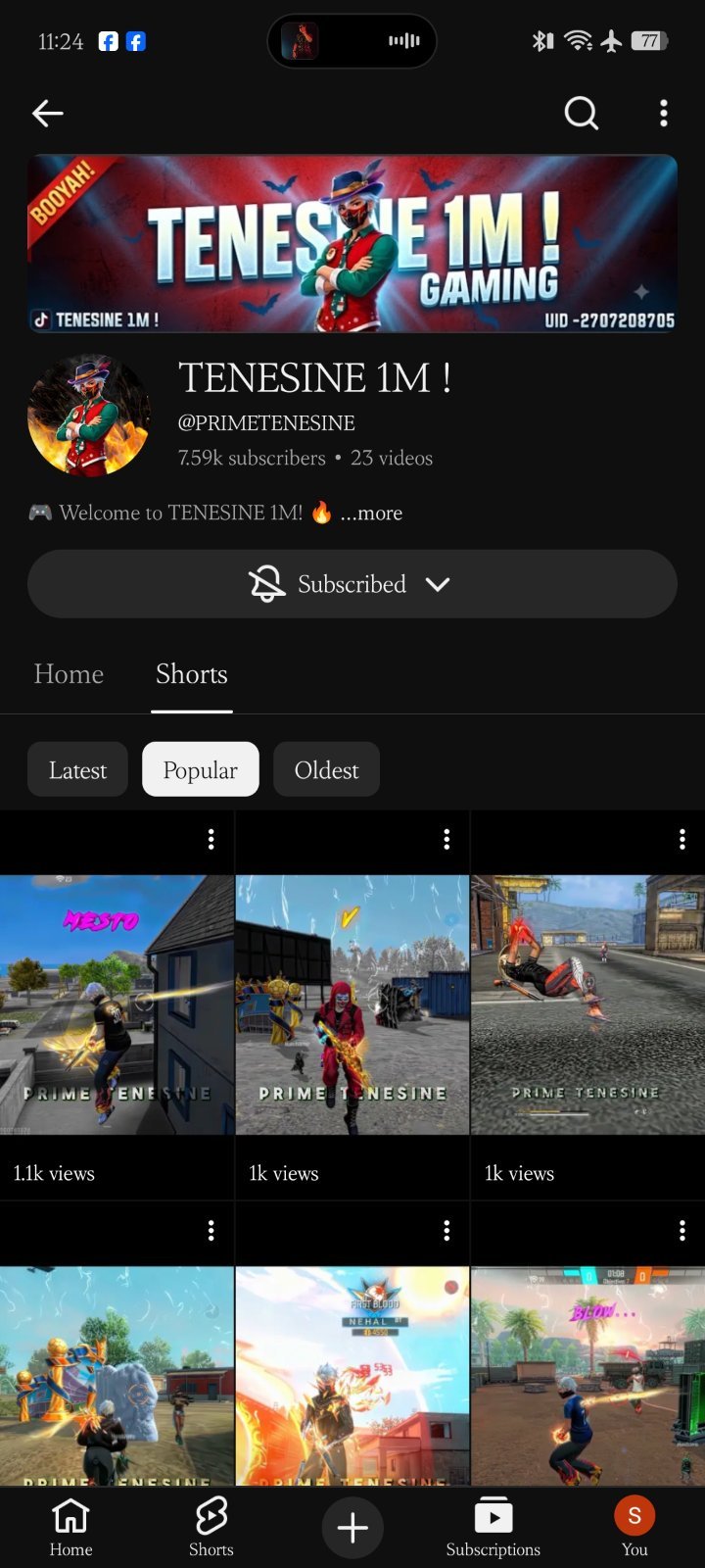 Gaming Youtube Channel