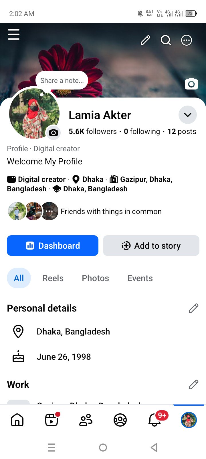 Facebook Profile Sell