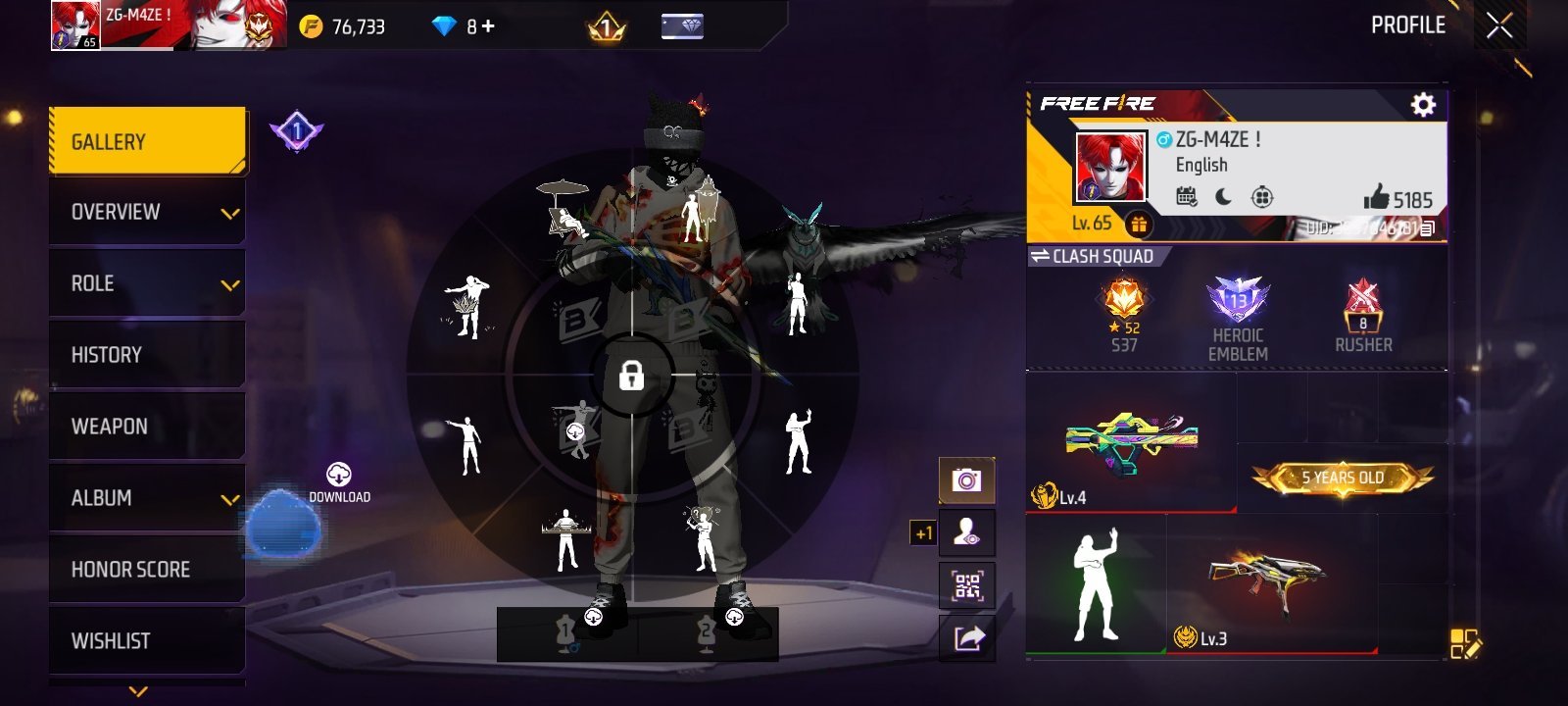 Prime level 4 old account