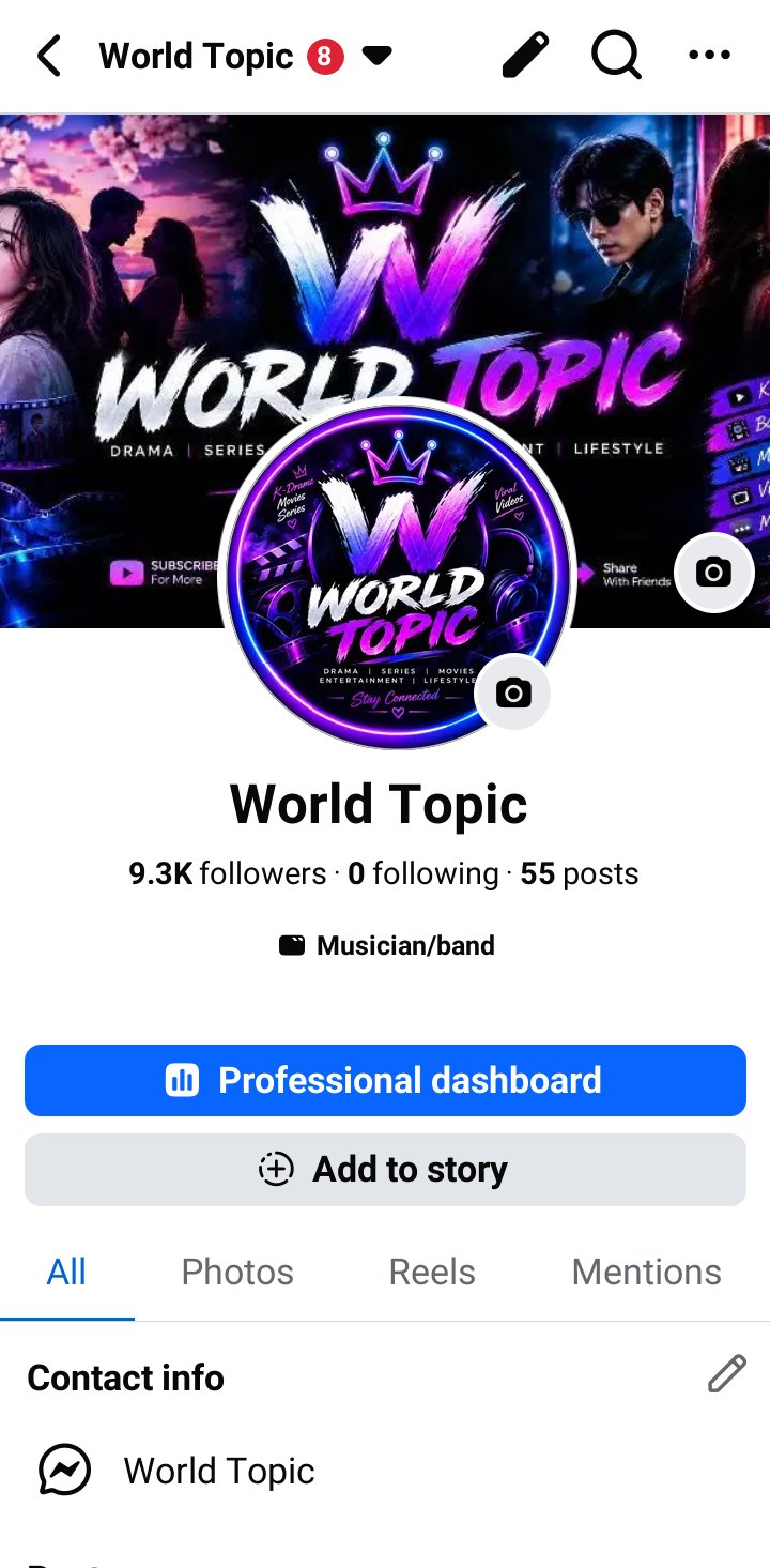 Page Sell 9.3k Follower