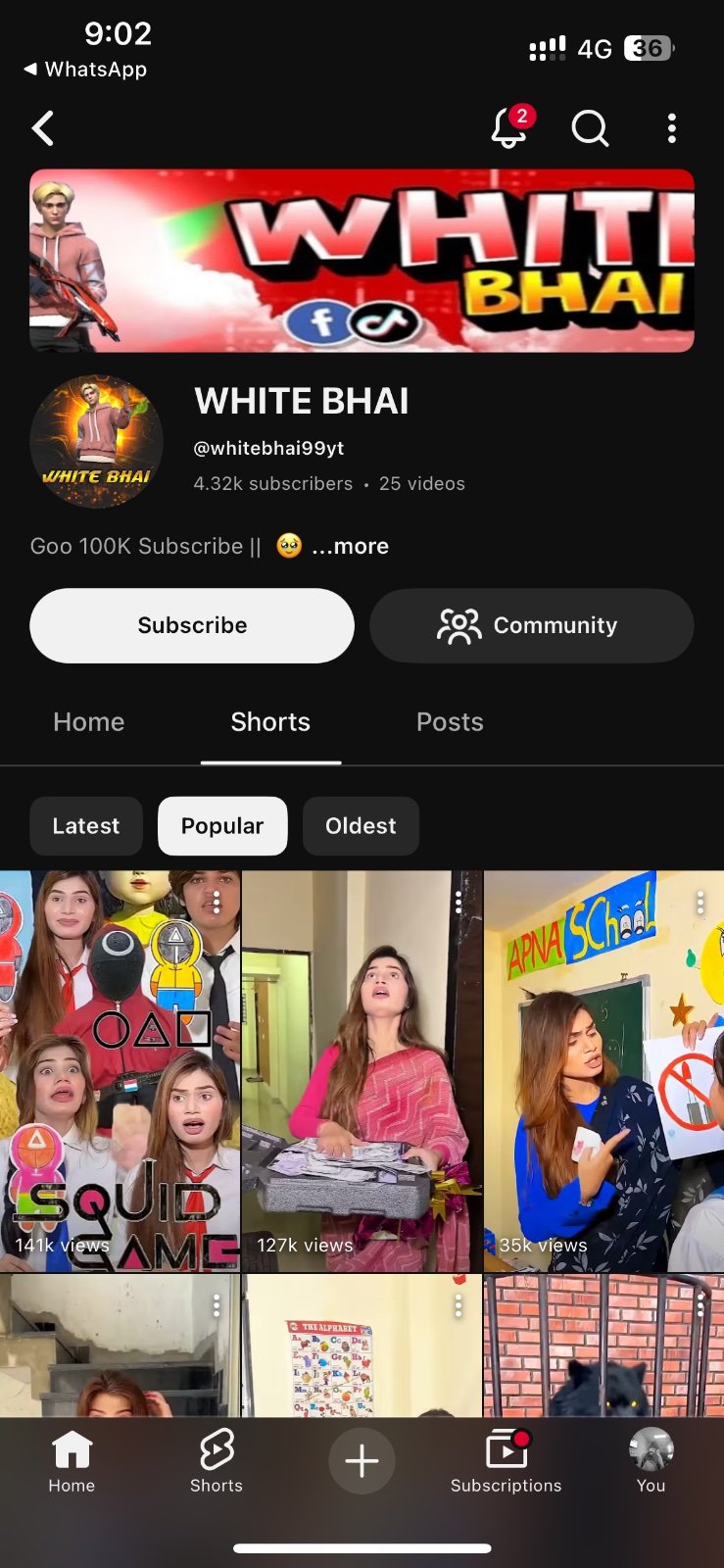 4.3k subscribers full fresh channel.