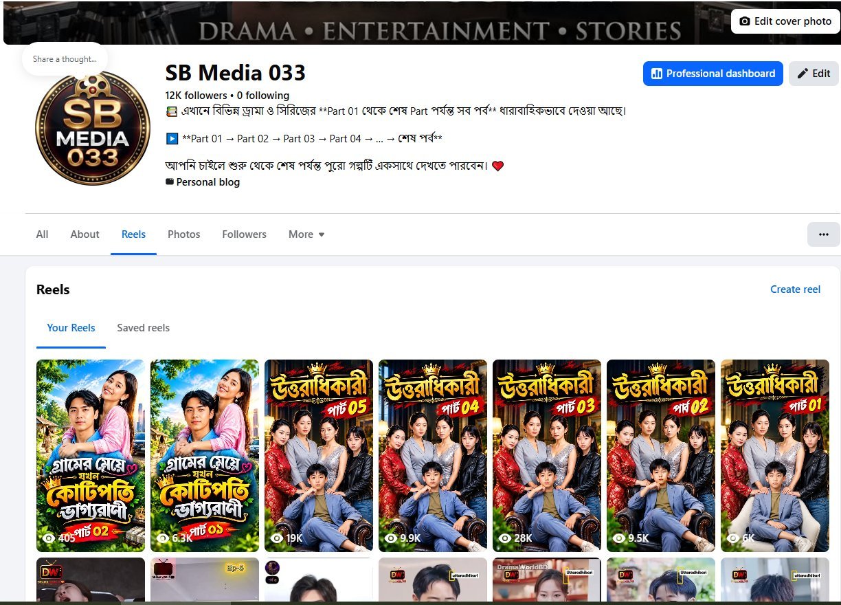 Facebook Page 12k Follower