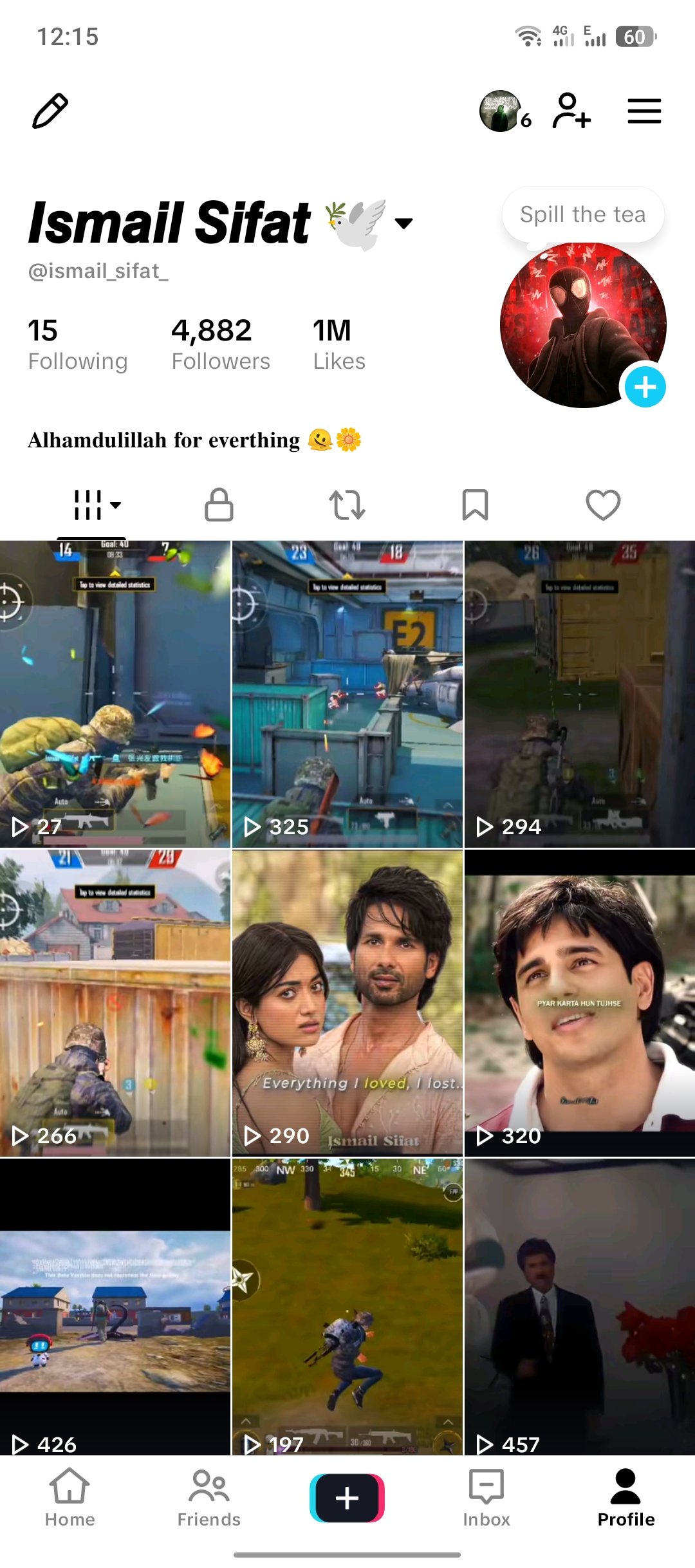 Tiktok 1M Account  🌼