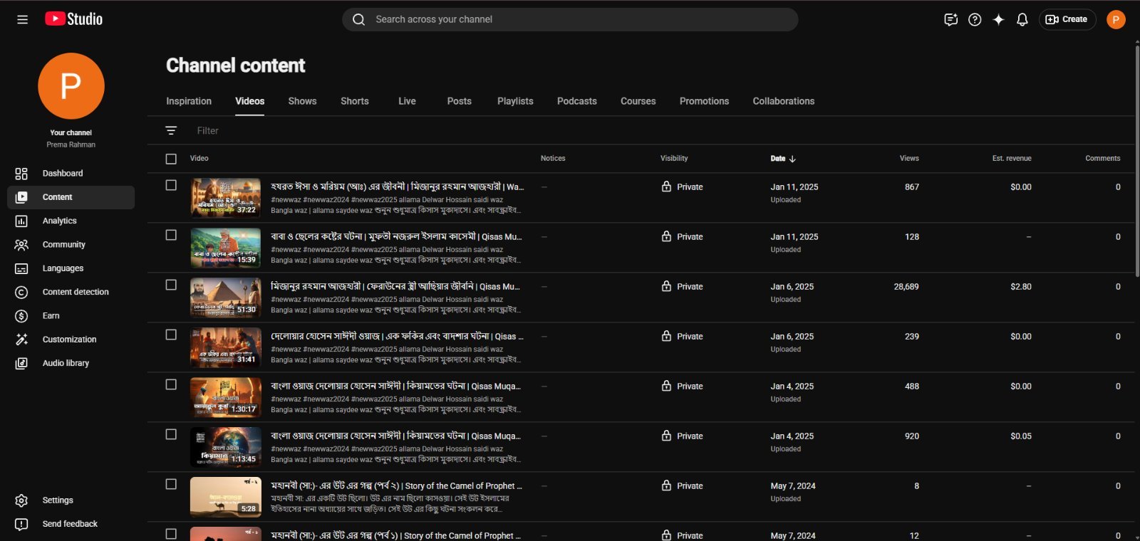Authentic Monetized YouTube Channel