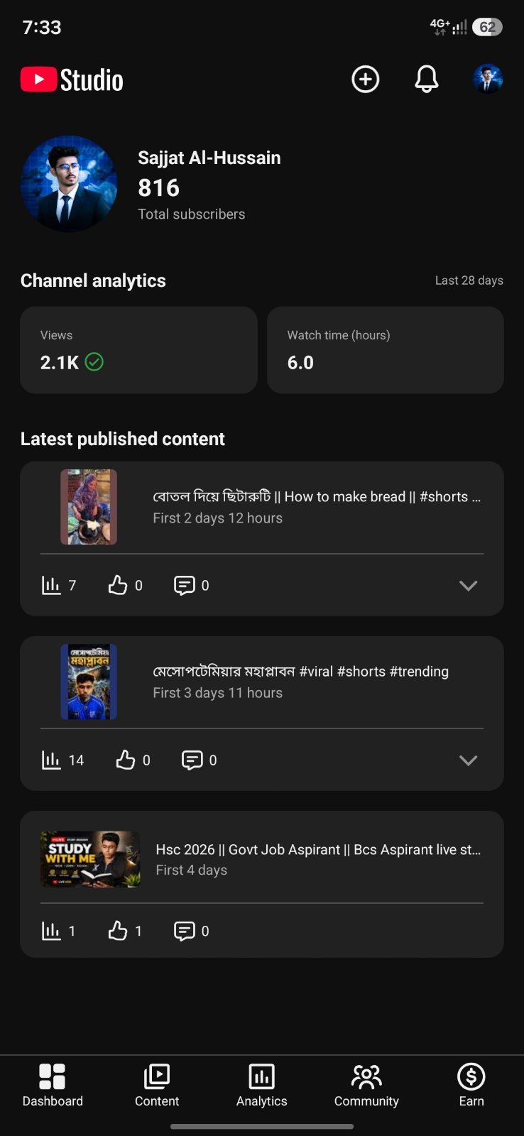 YouTube channel sell