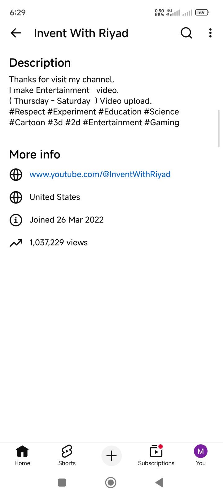 YouTube channel sell