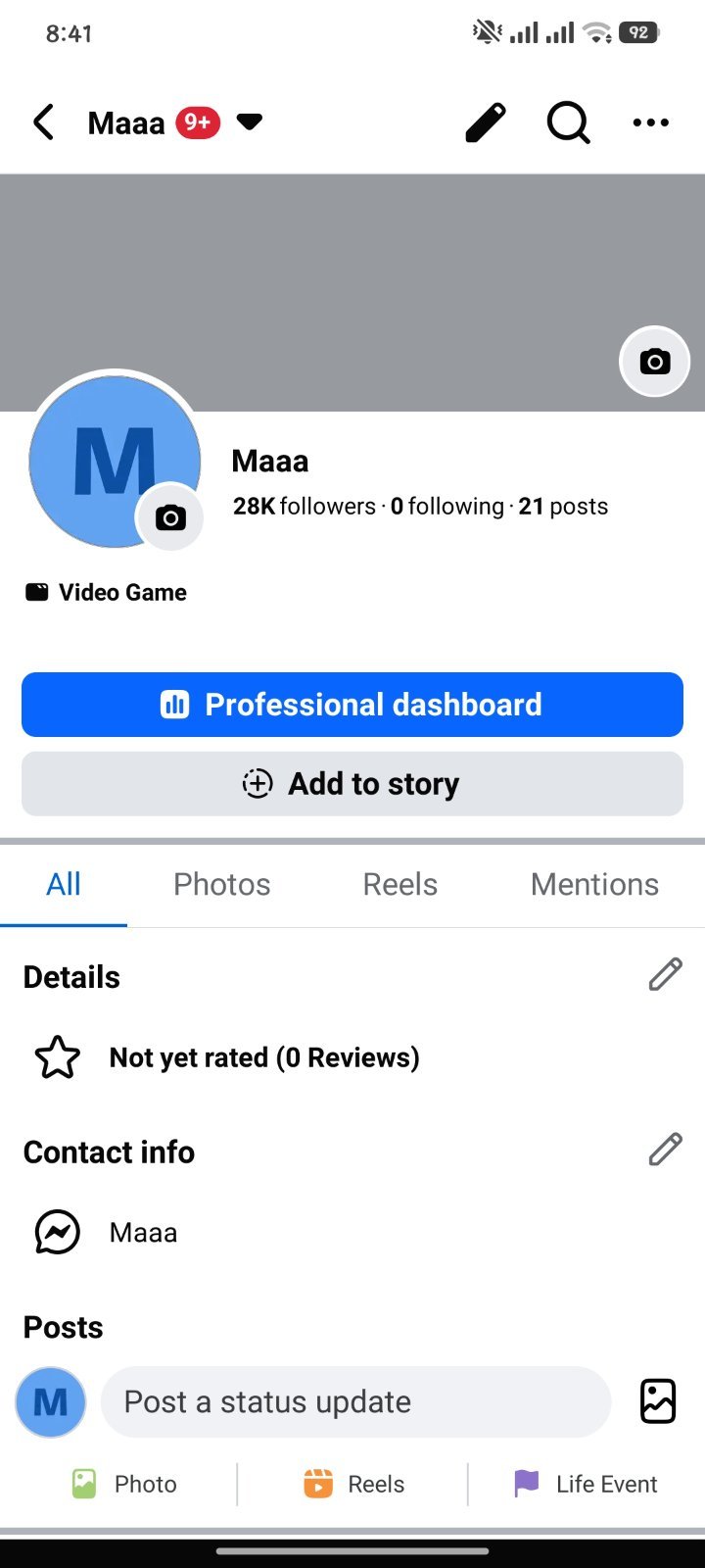 28K Organic 100% real follower facebook page.