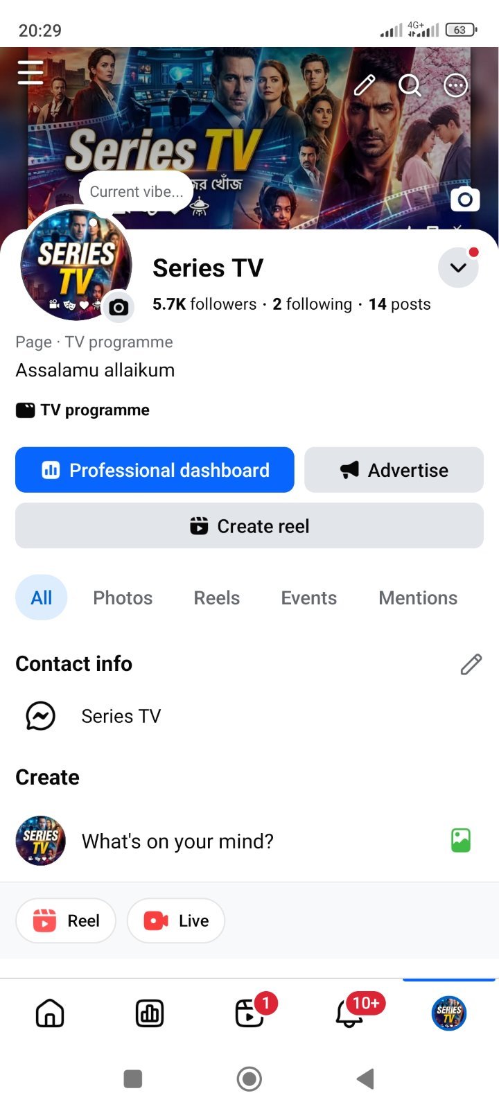 Facebook page