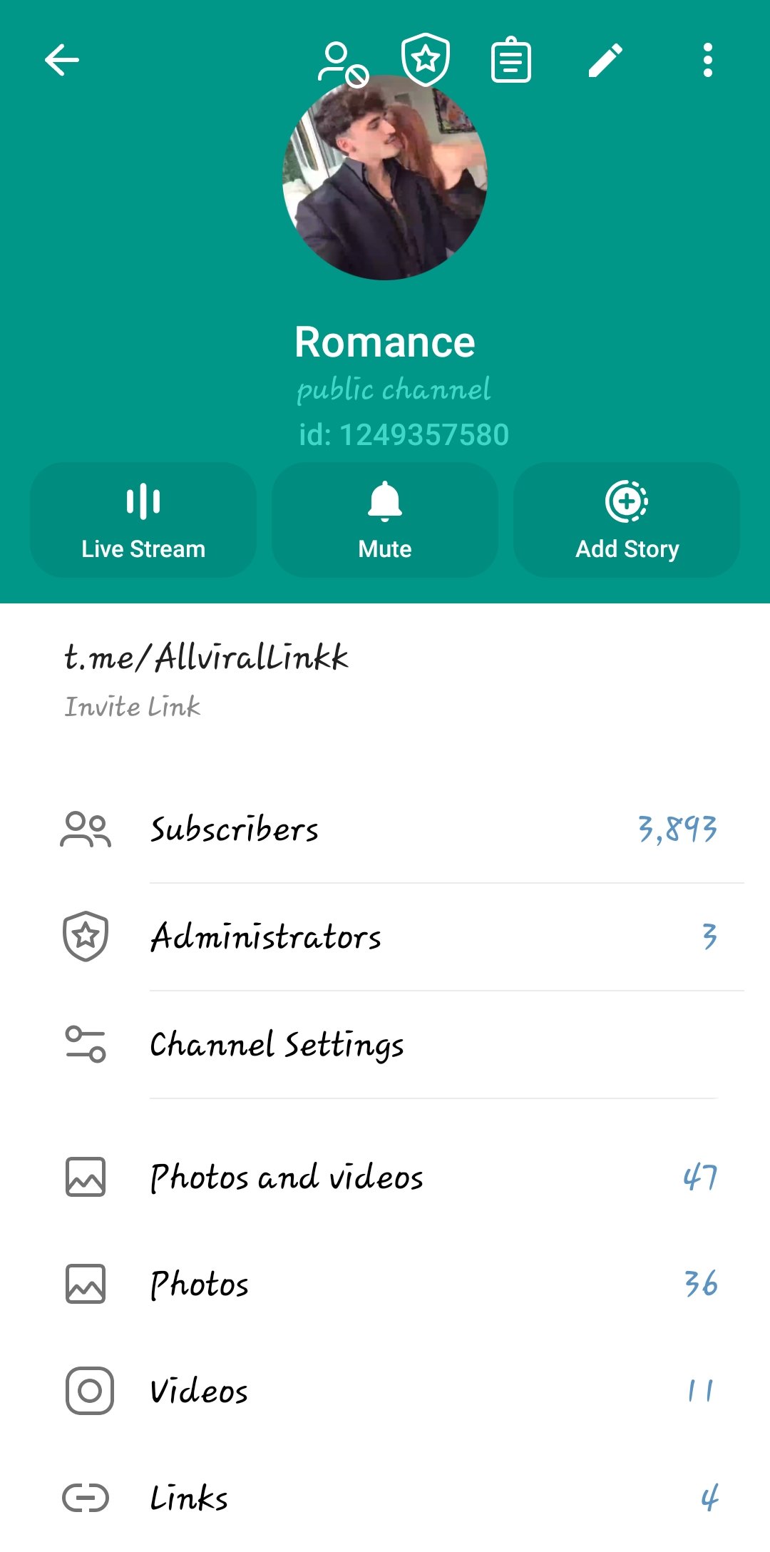 Romance viral Channel