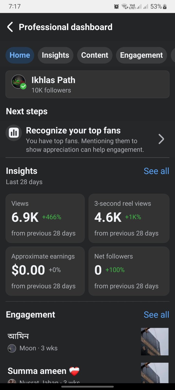 2021 ar Green Dashboard Page