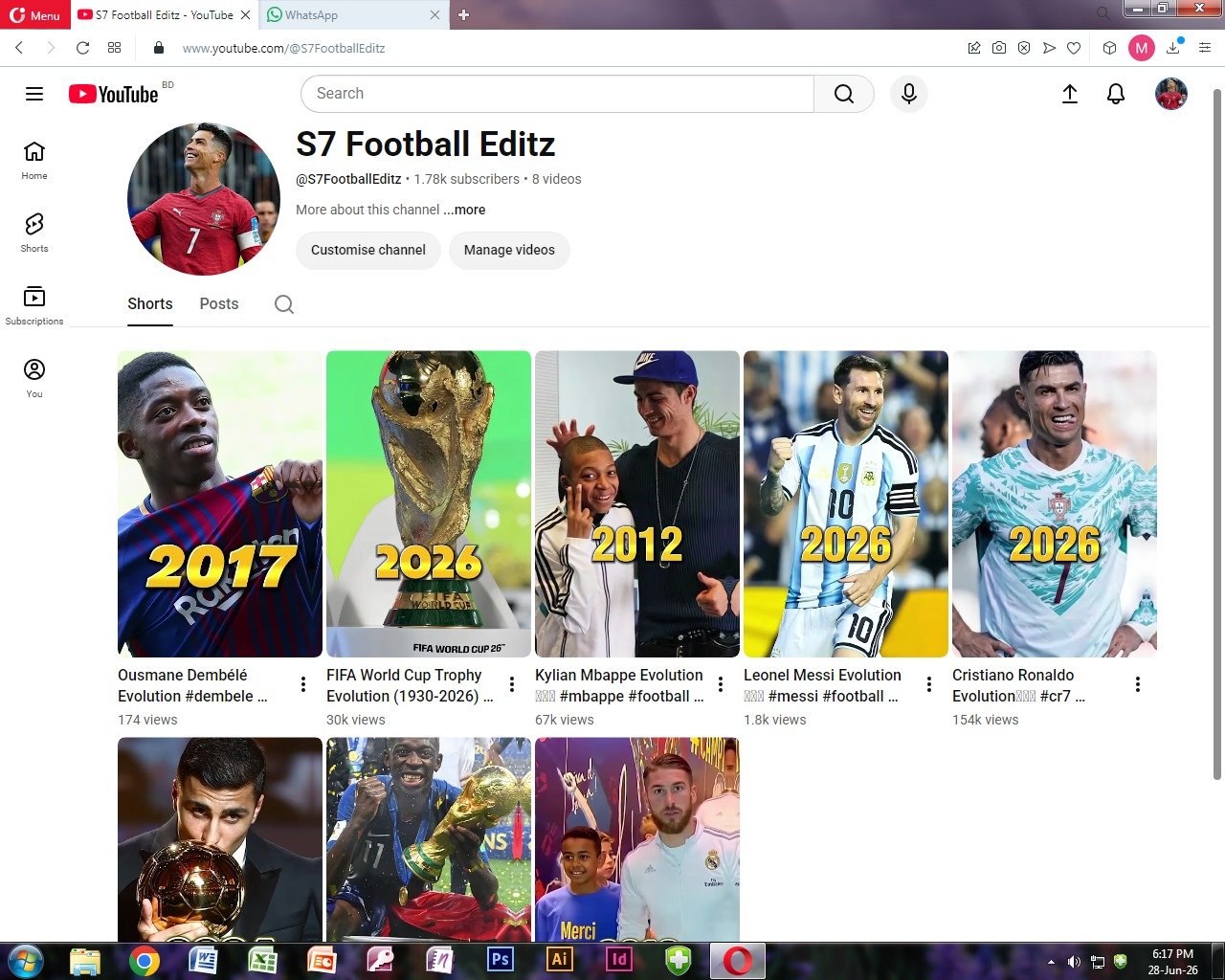 S7 Football Editz, 1.78K+ Subscribers