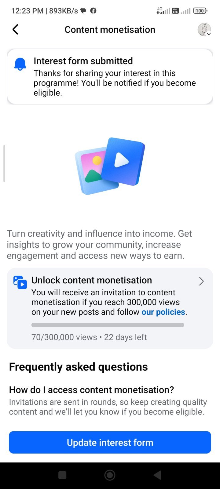 100% Real 4.0K Follower Active Page