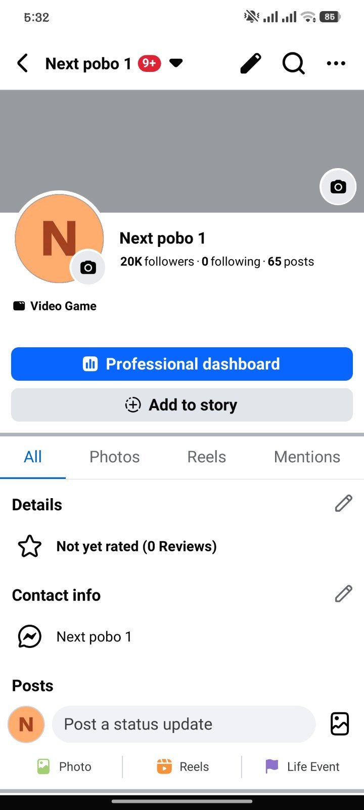 20K organic Facebook page.
