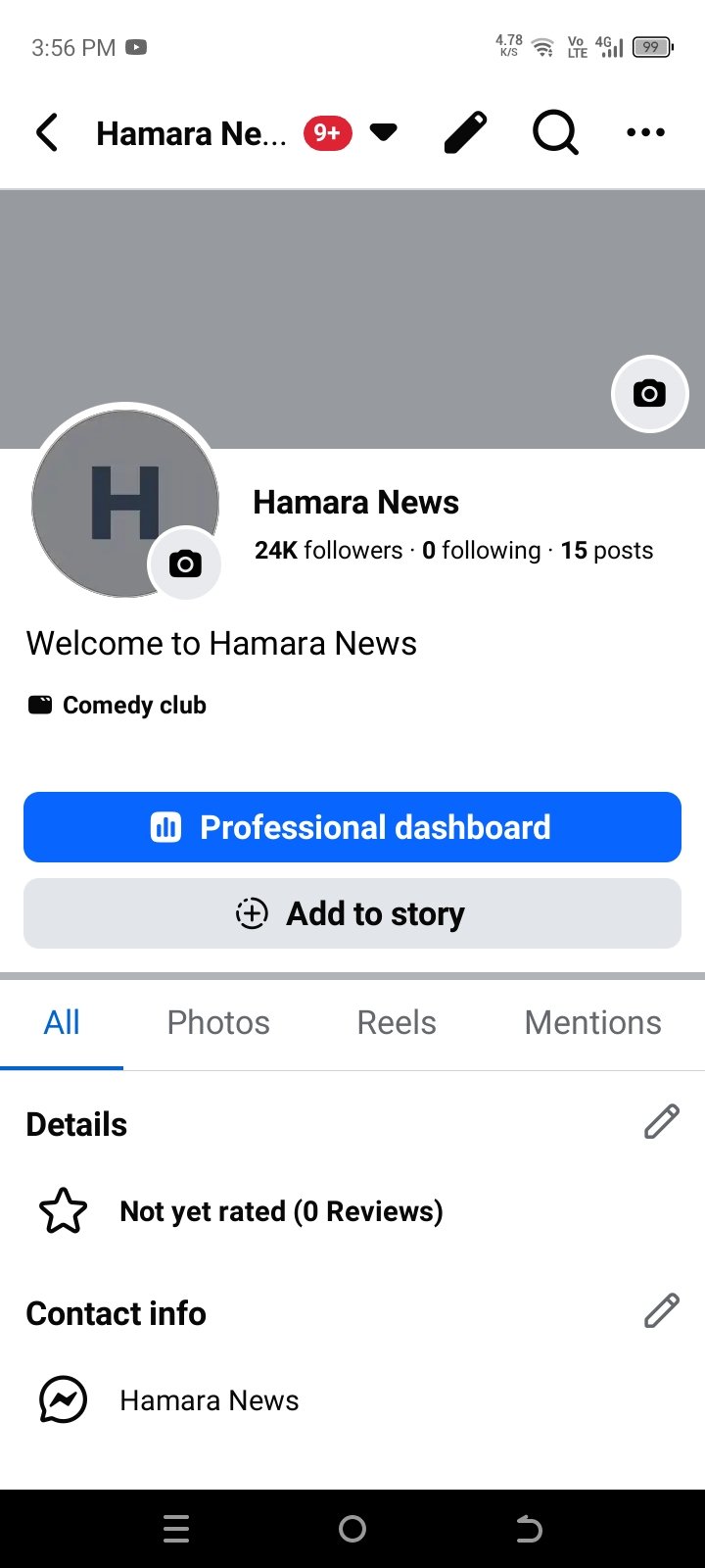 24K HIGH REACHED FACEBOOK PAGE