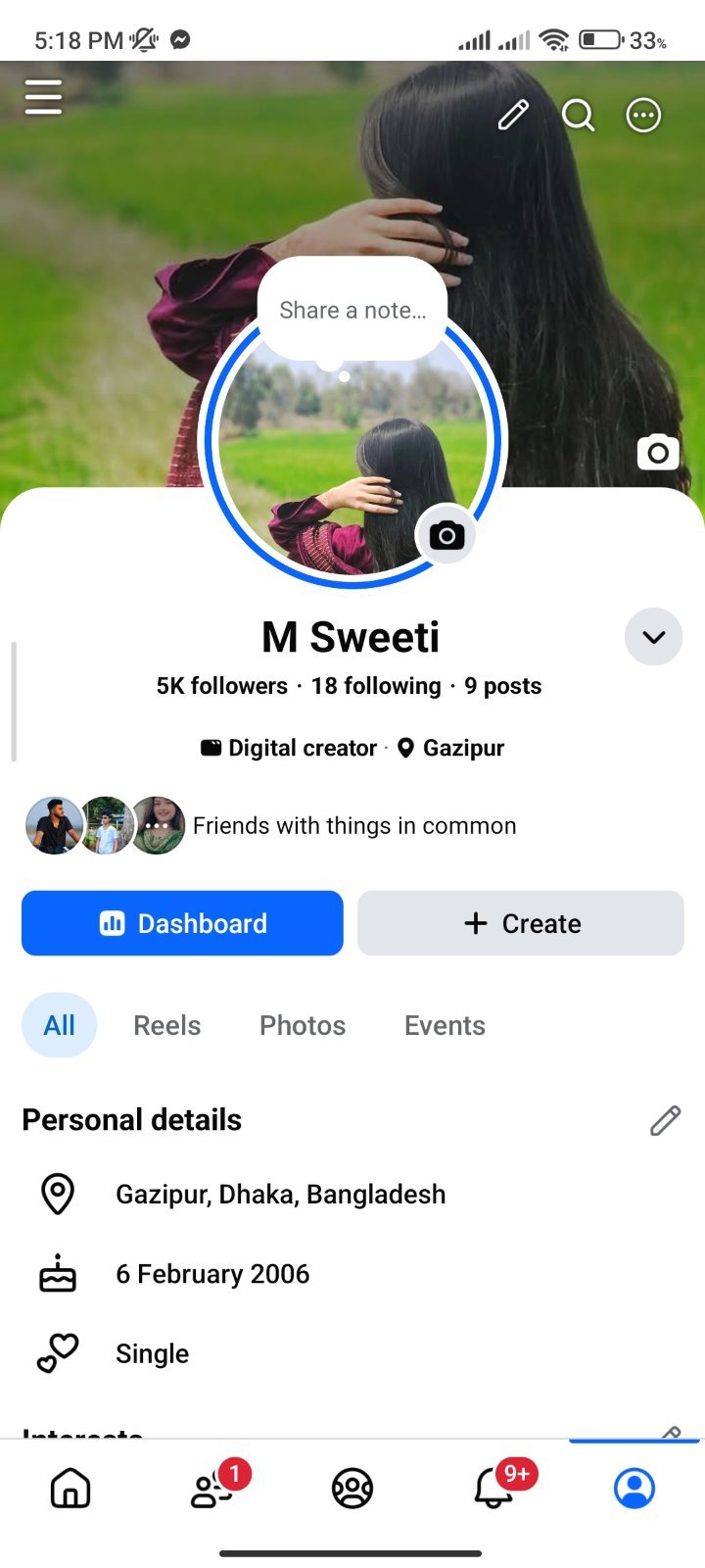 Real account