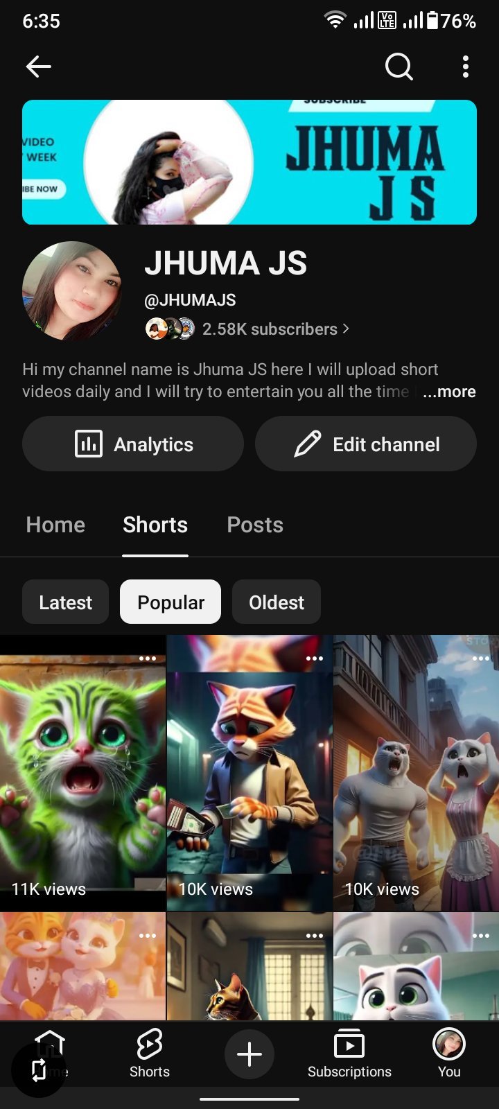 urgent sale for YouTube channel