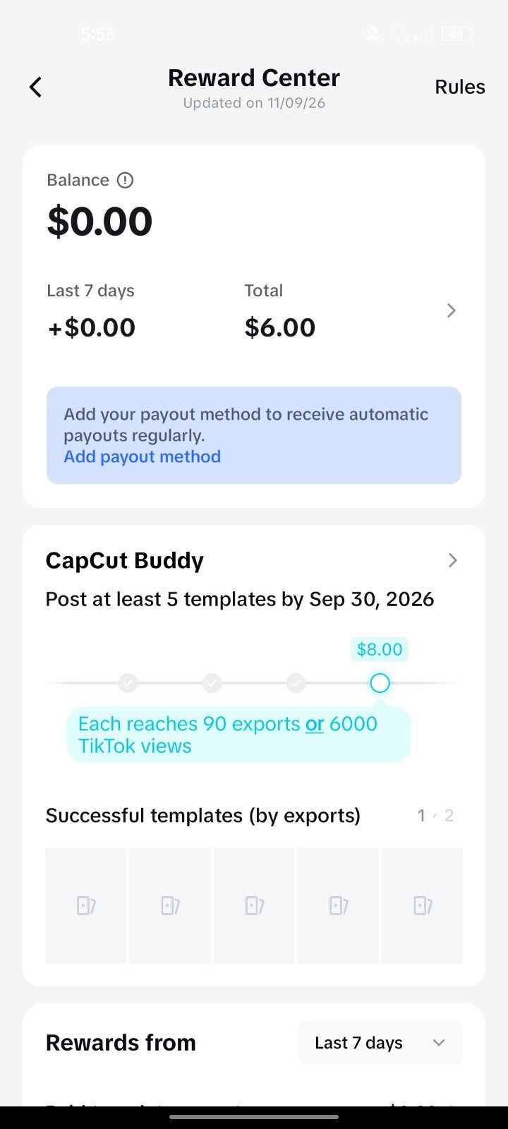 CapCut Monetized Account বিক্রি হবে | 143 Followers | 3.3K Likes | Monetization