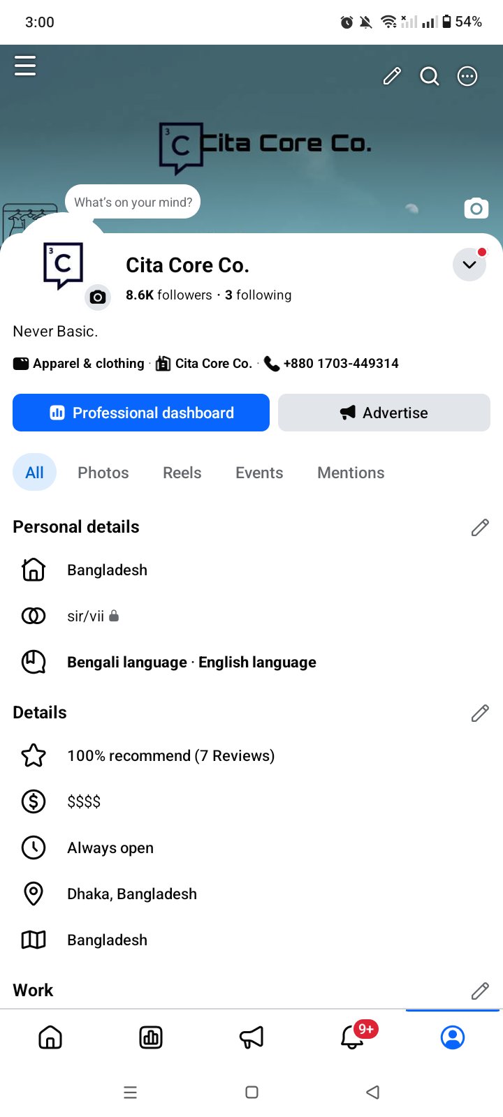 🔥 PREMIUM FACEBOOK PAGE FOR SALE 🔥  🏷️ Page Name: Cita Core Co. 👥 Followers: