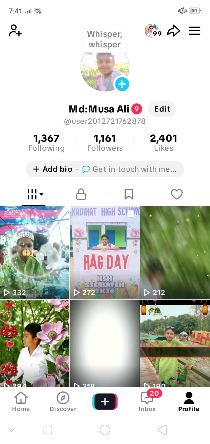 Tik Tok account from sale Tiktok account