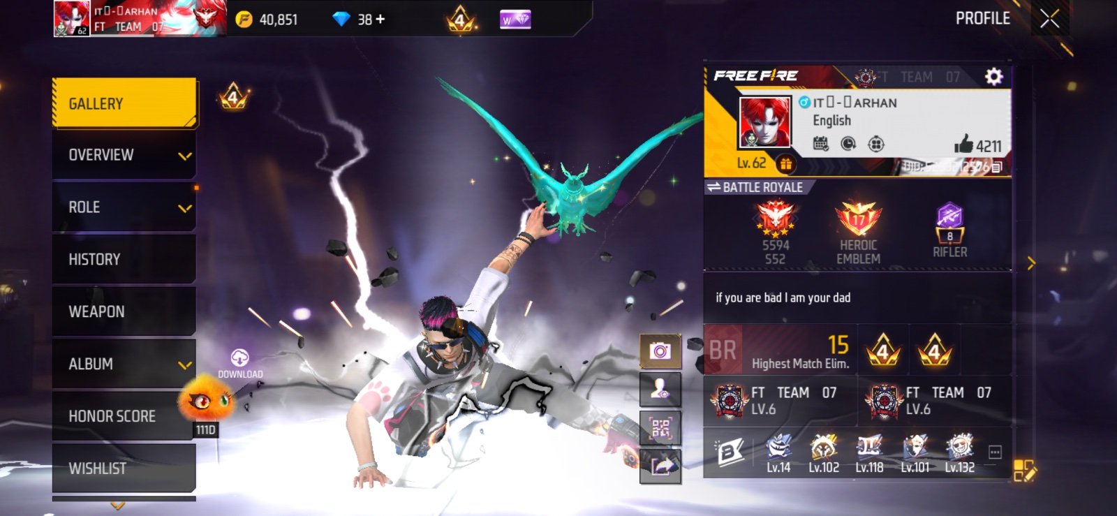 FF account