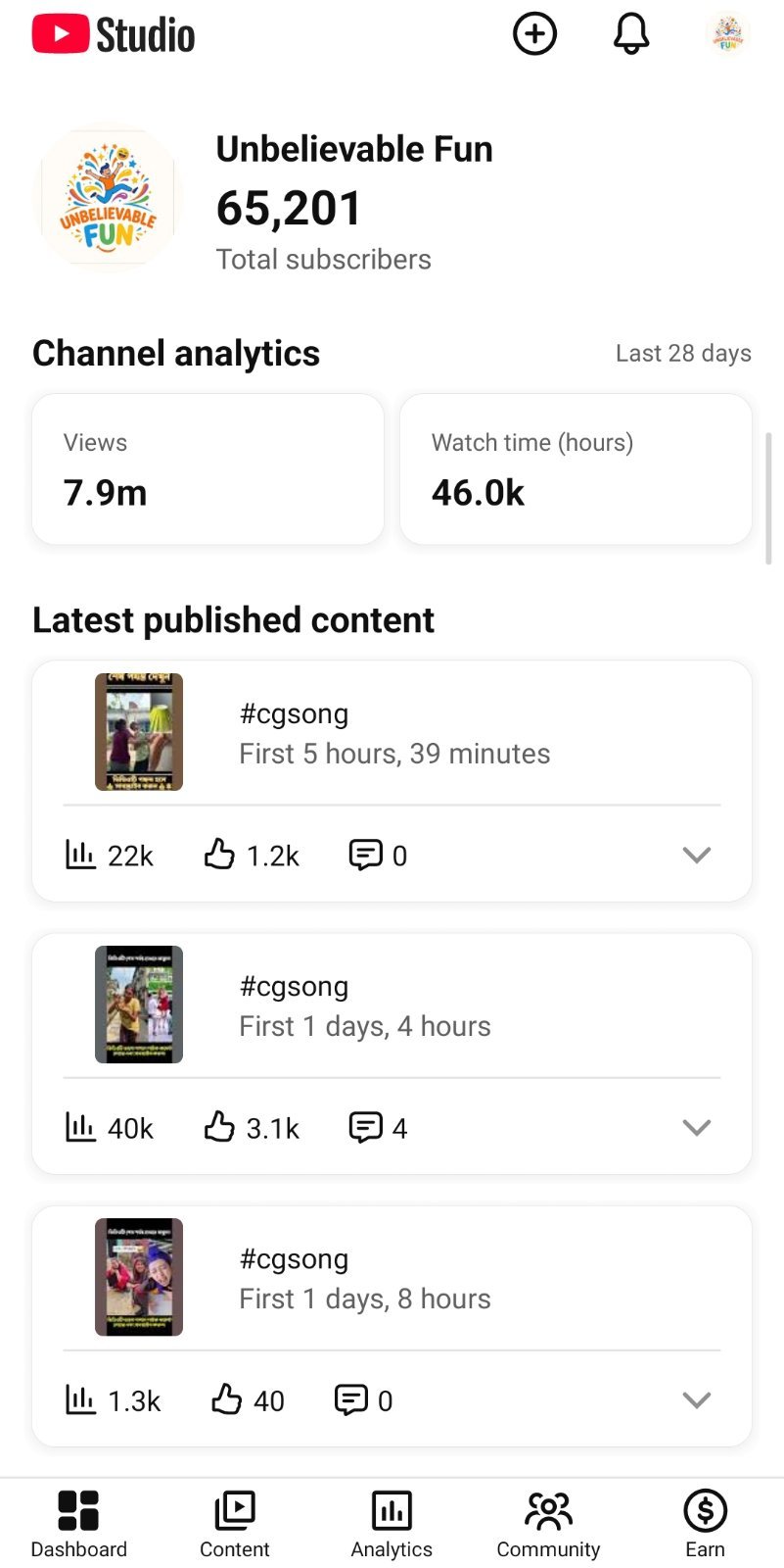 ✅65K+ Subscriber High Reach🔥Non-Monetize YouTube Channel
