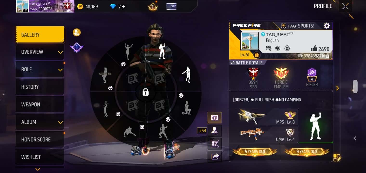 Old Id freefire