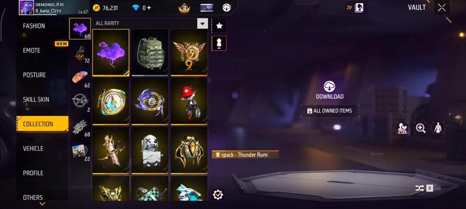 FF BD Account | Prime 5 | 339 Collection | 2 Evo Lv.3 | Lv.67