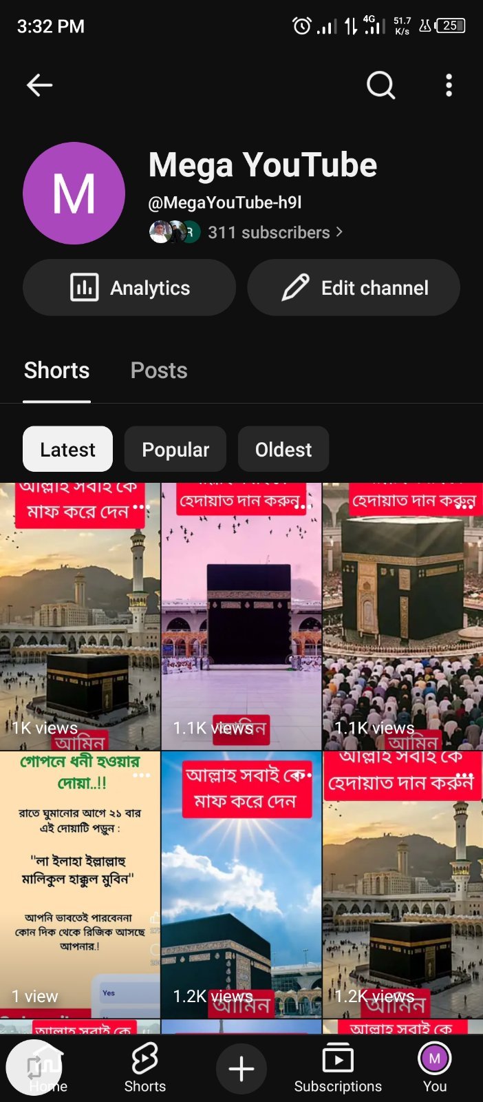 Islamic channel running