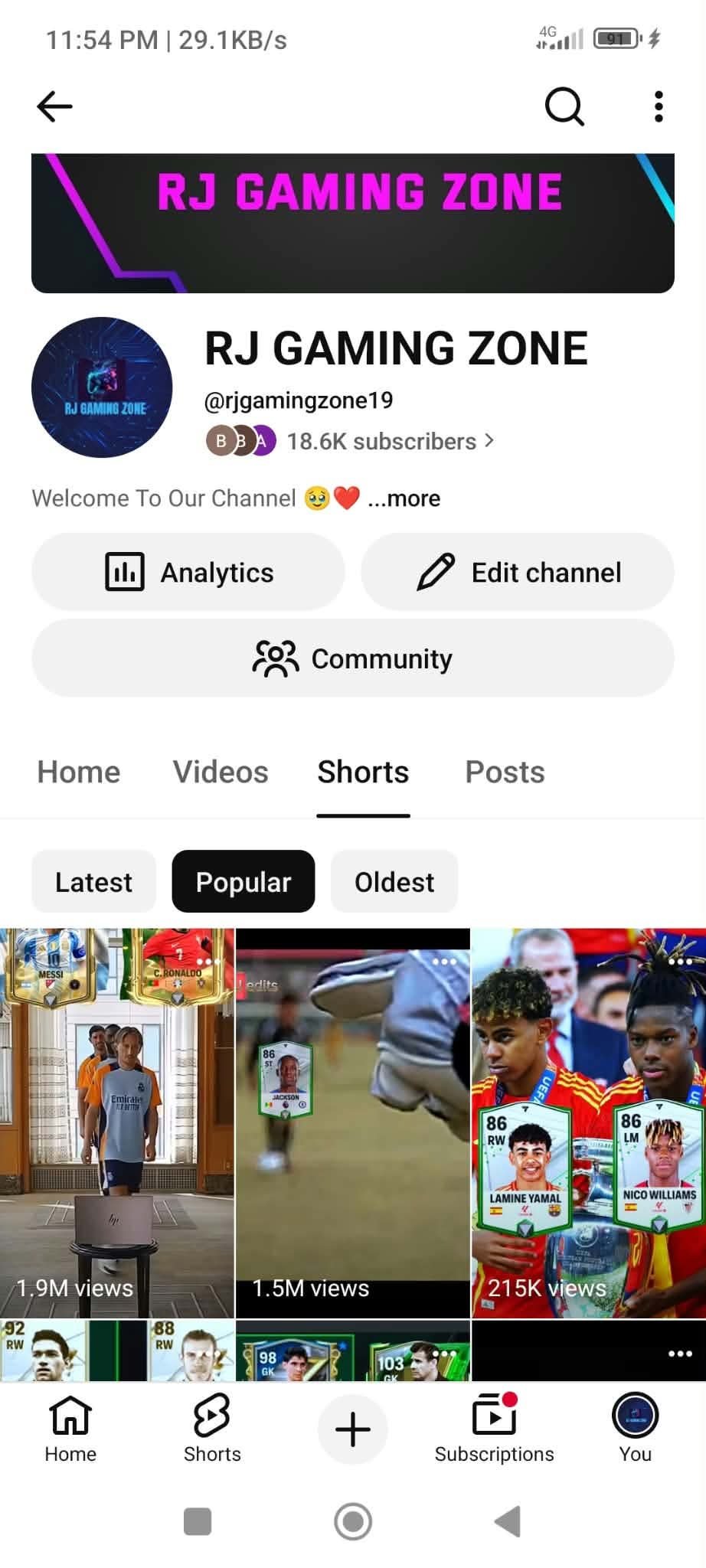 "Gaming Channel" View Valoi Hoi ! Somoy Hoi Na Jonno Continue Korite Parchi Na!