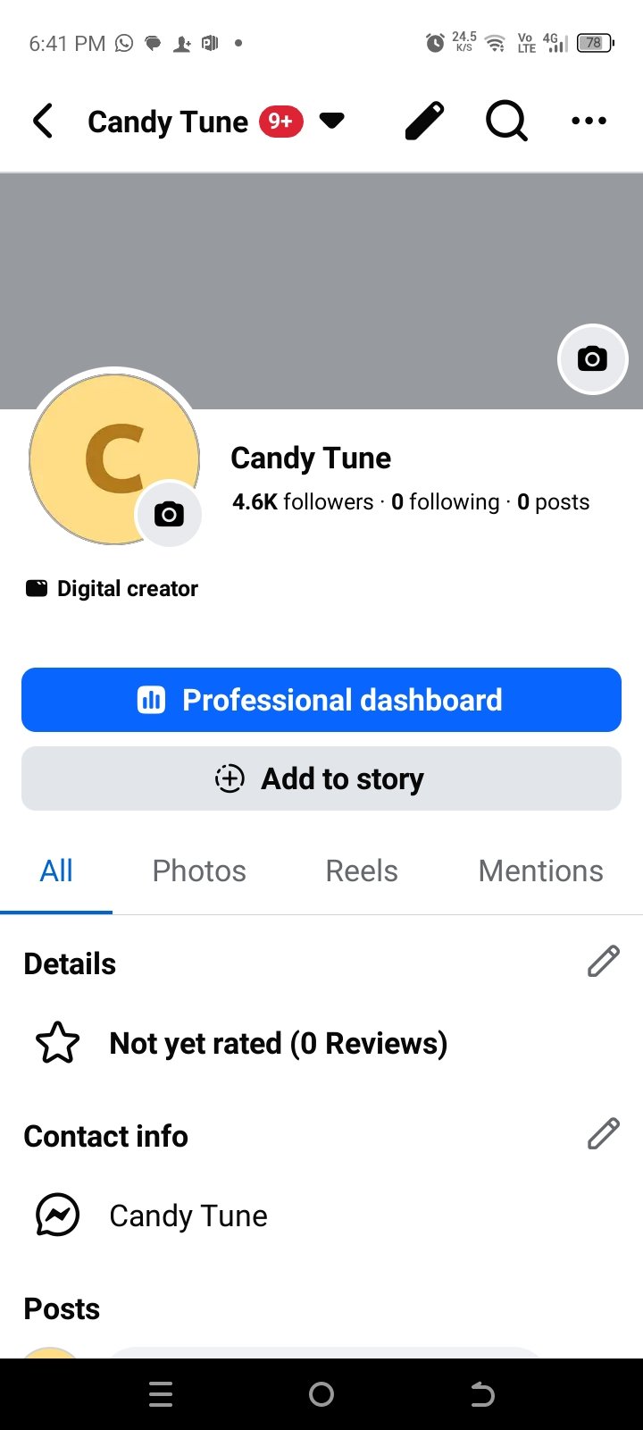 4.6k Followers Page