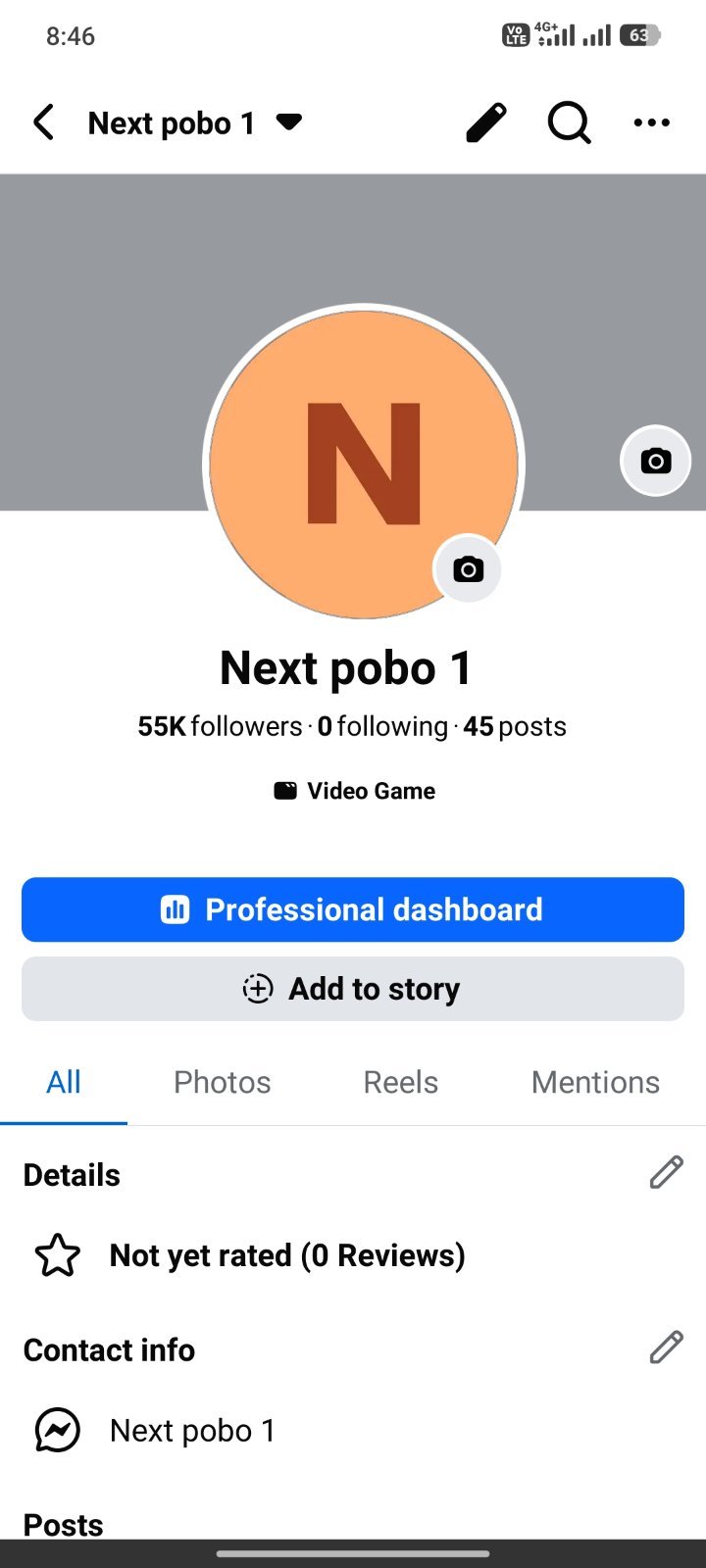 55k organic follower Facebook Page.