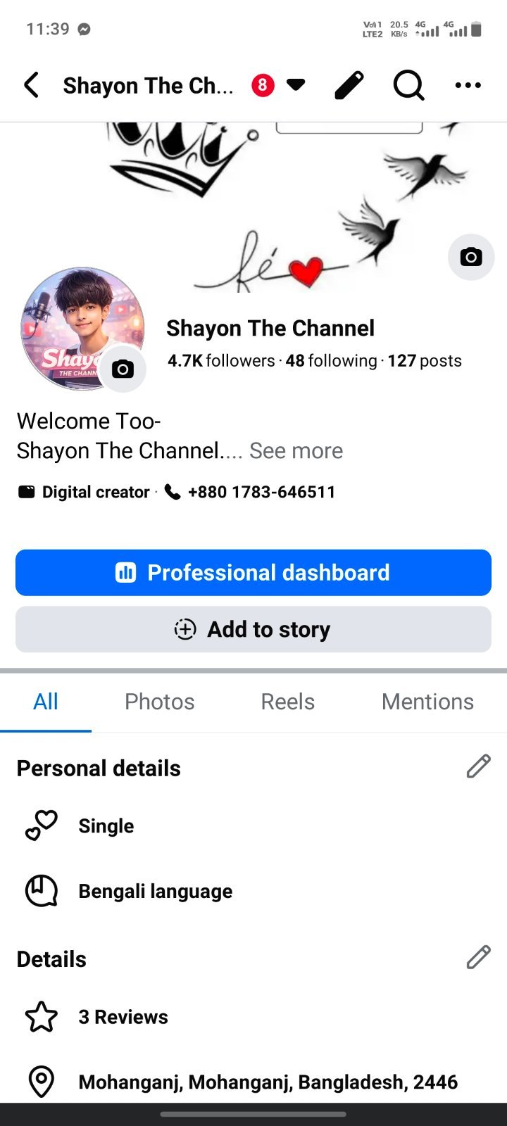 Real Follower. View valo funny content creator page.