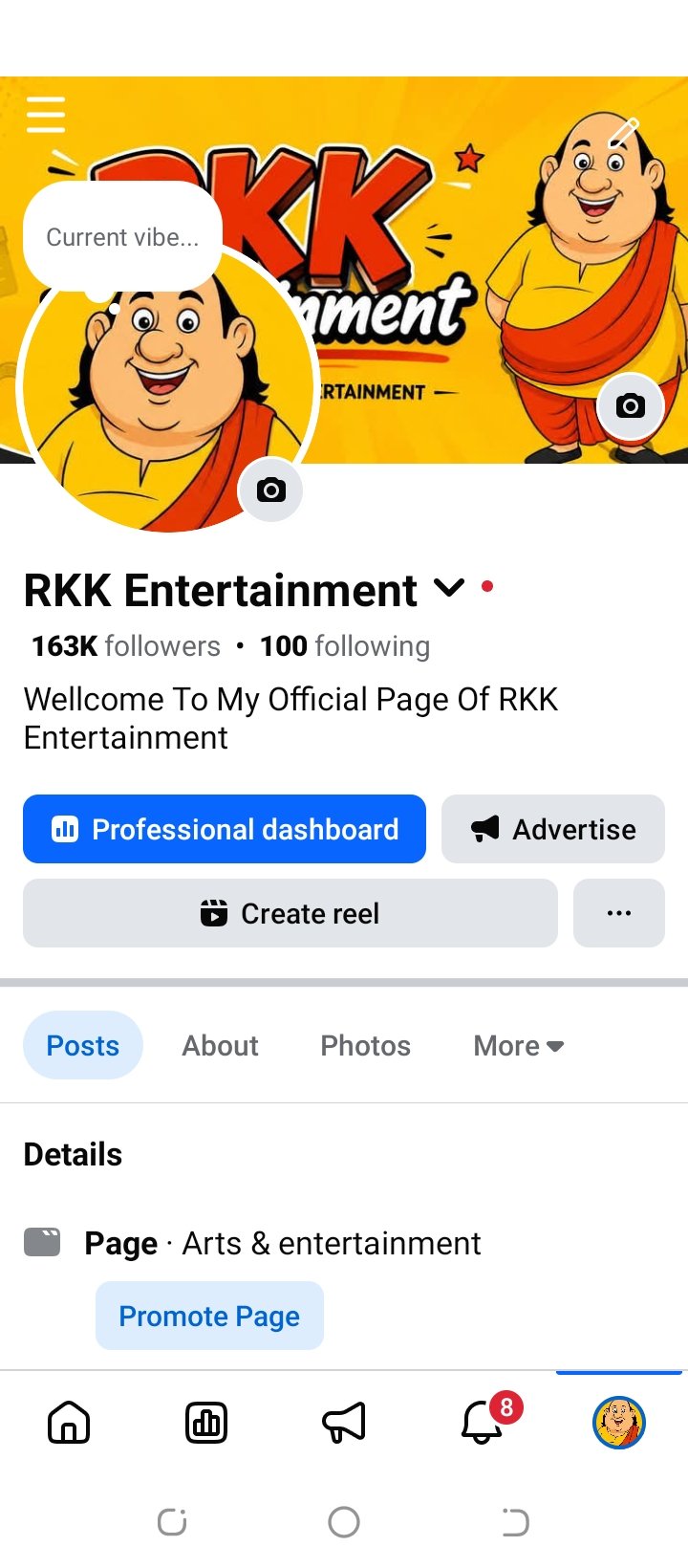 ভাইরাল কন্টেন মনিটাইজ 165K হাজার ফলোয়ার কন্টন মনিটাইজ পেজ সেল,