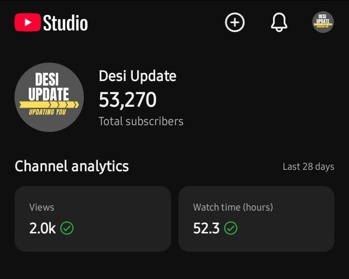 Review and update Youtube channel for sell 53k subs