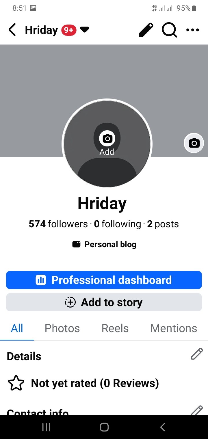 Non Active Facebook Page 574 Followers