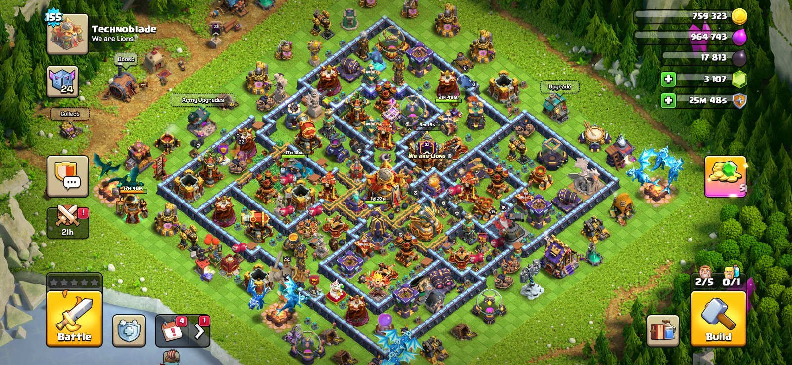 Clash of Clans Town Hall-16 Max Account Sell