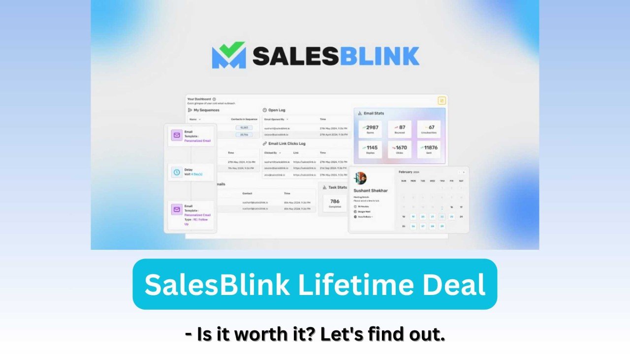 SalesBlink Lifetime Deal — Unlimited Cold Email Outreach Access (Your Gmail)