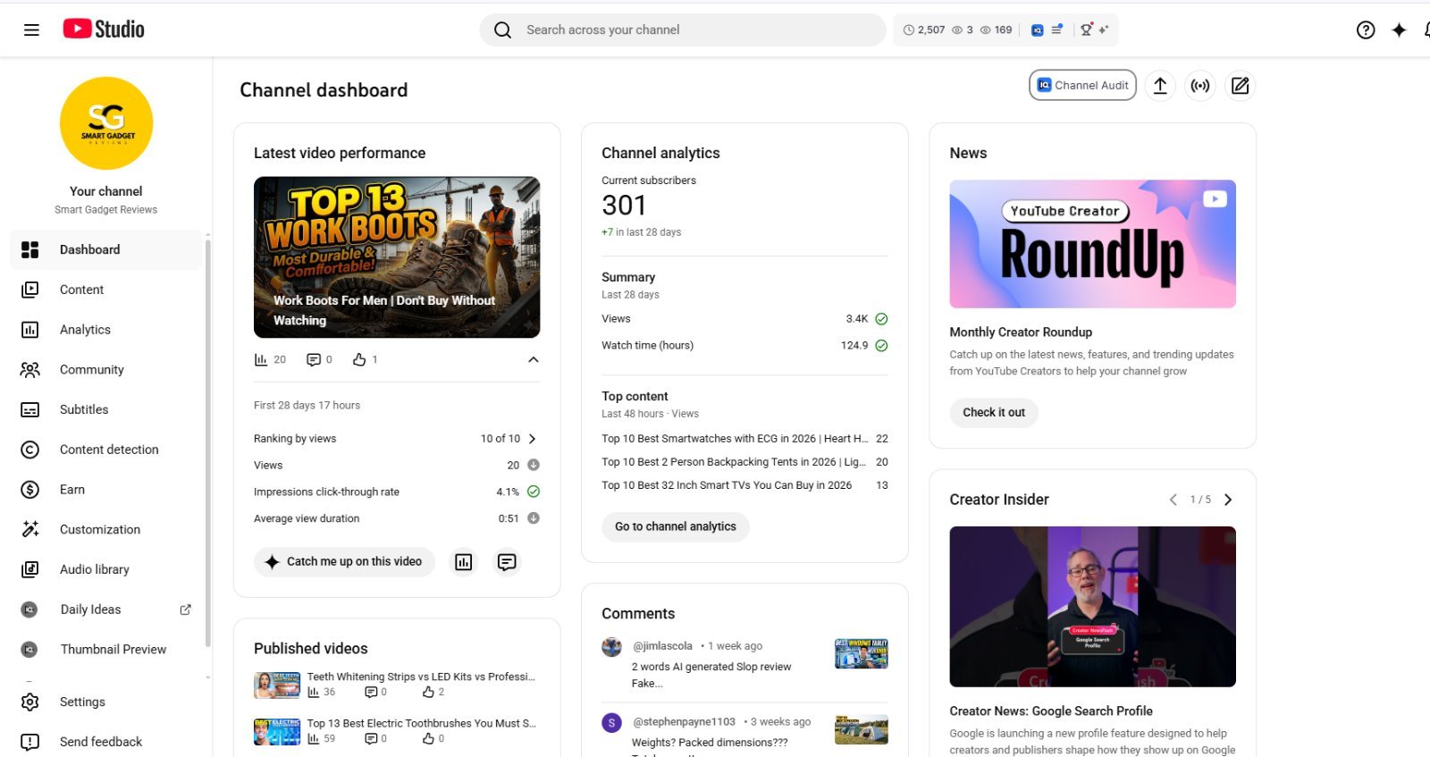 Organic Youtube Channel Sell