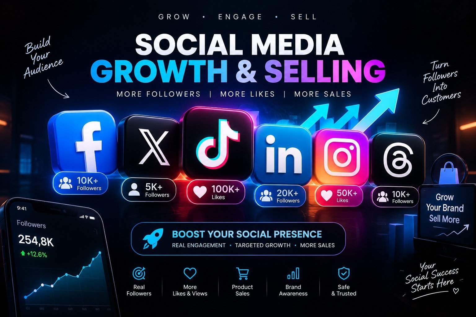 I will increase your ig followers