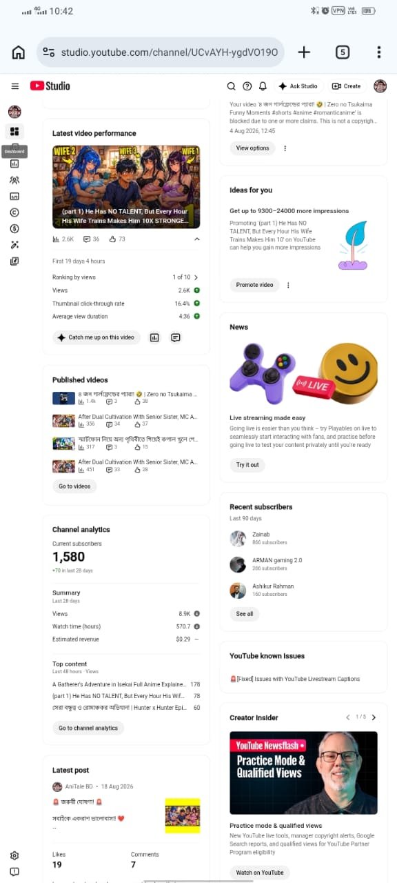 Old Monitize Channel Adsence change on 1.6k subs