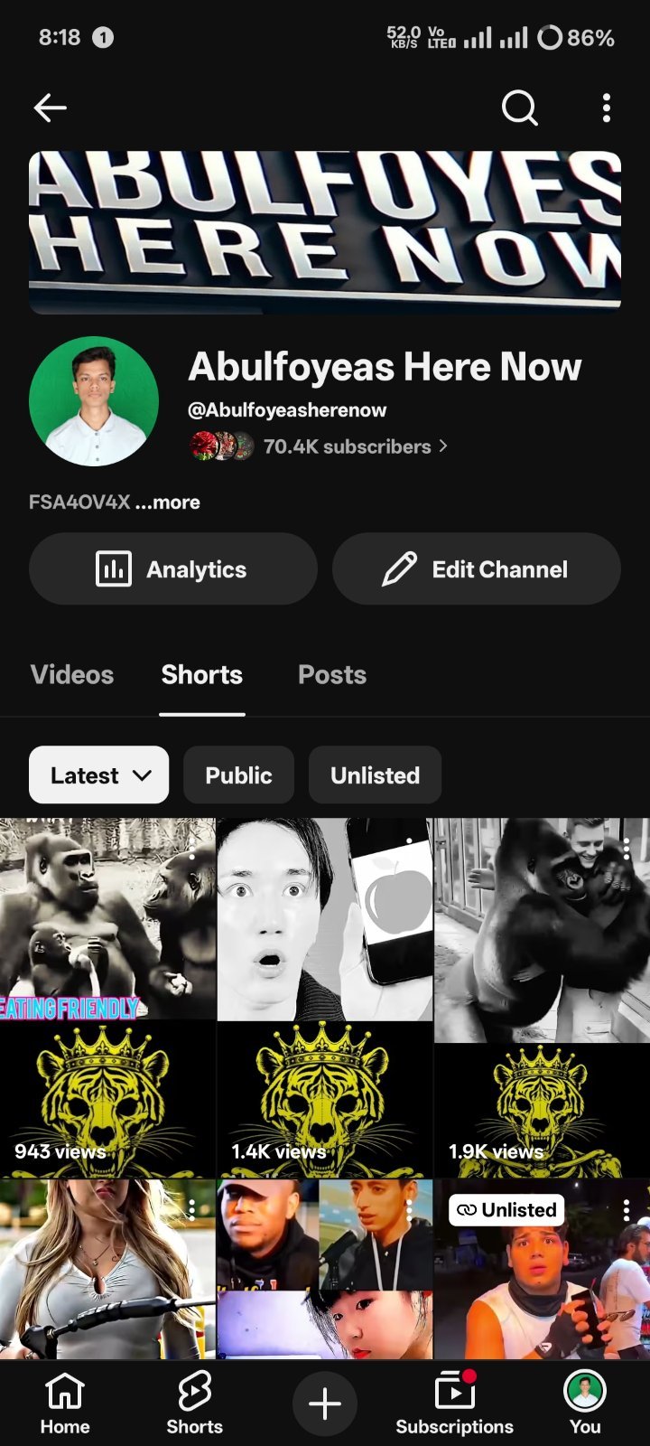 YouTube Channel for Sale | 80K Subscribers | 50M+ Views | Entertainment Niche