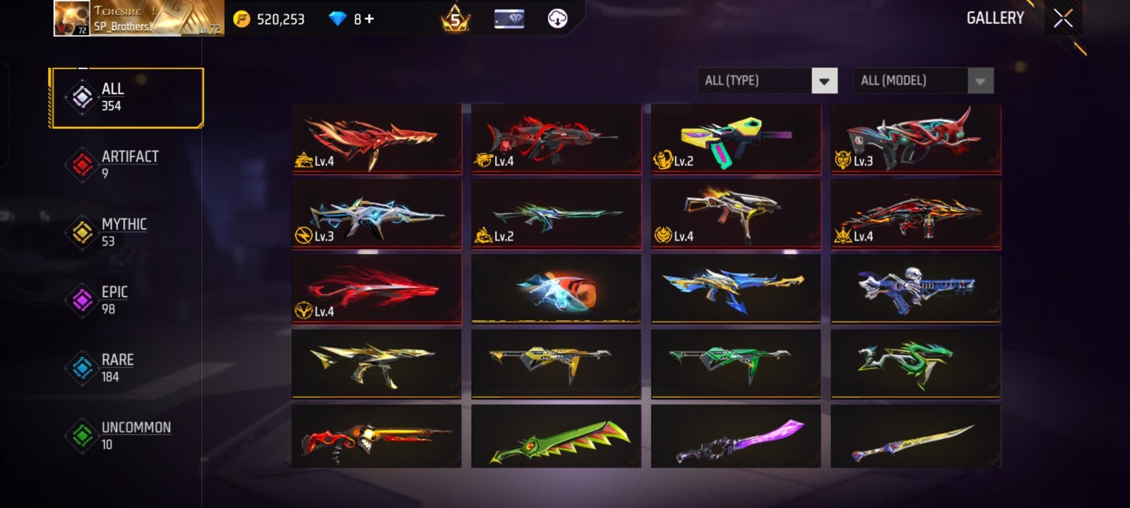 Free Fire High Collection Id Sell🔥🔥