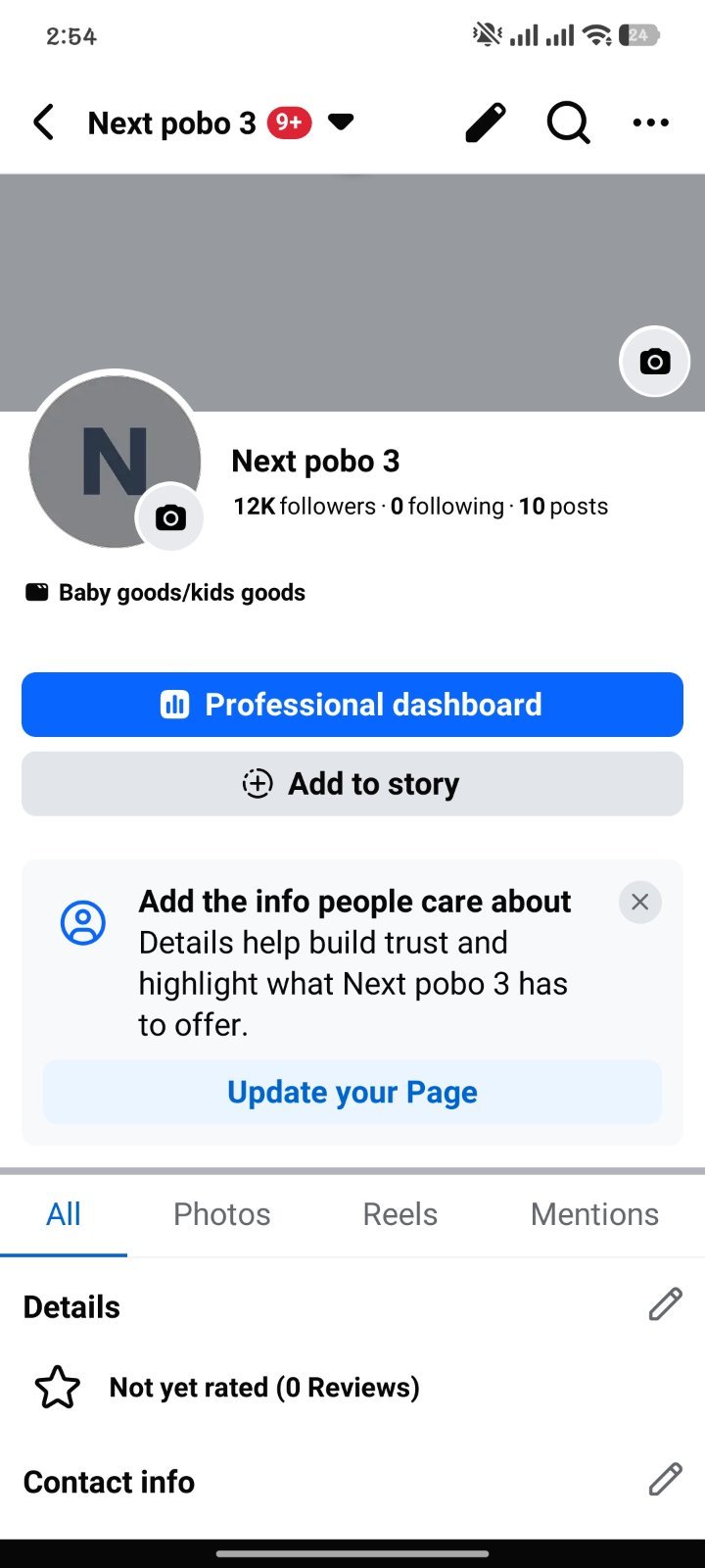 12k Organic follower facebook page.