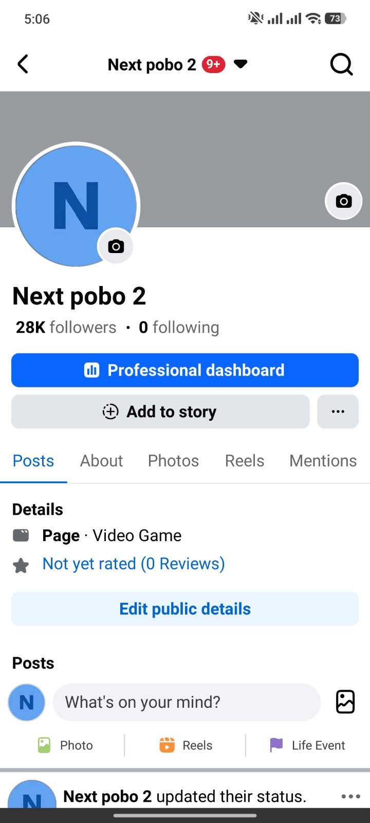 28k organic follower Facebook page.