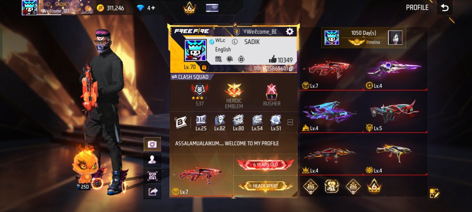 6 years old and prime level 6