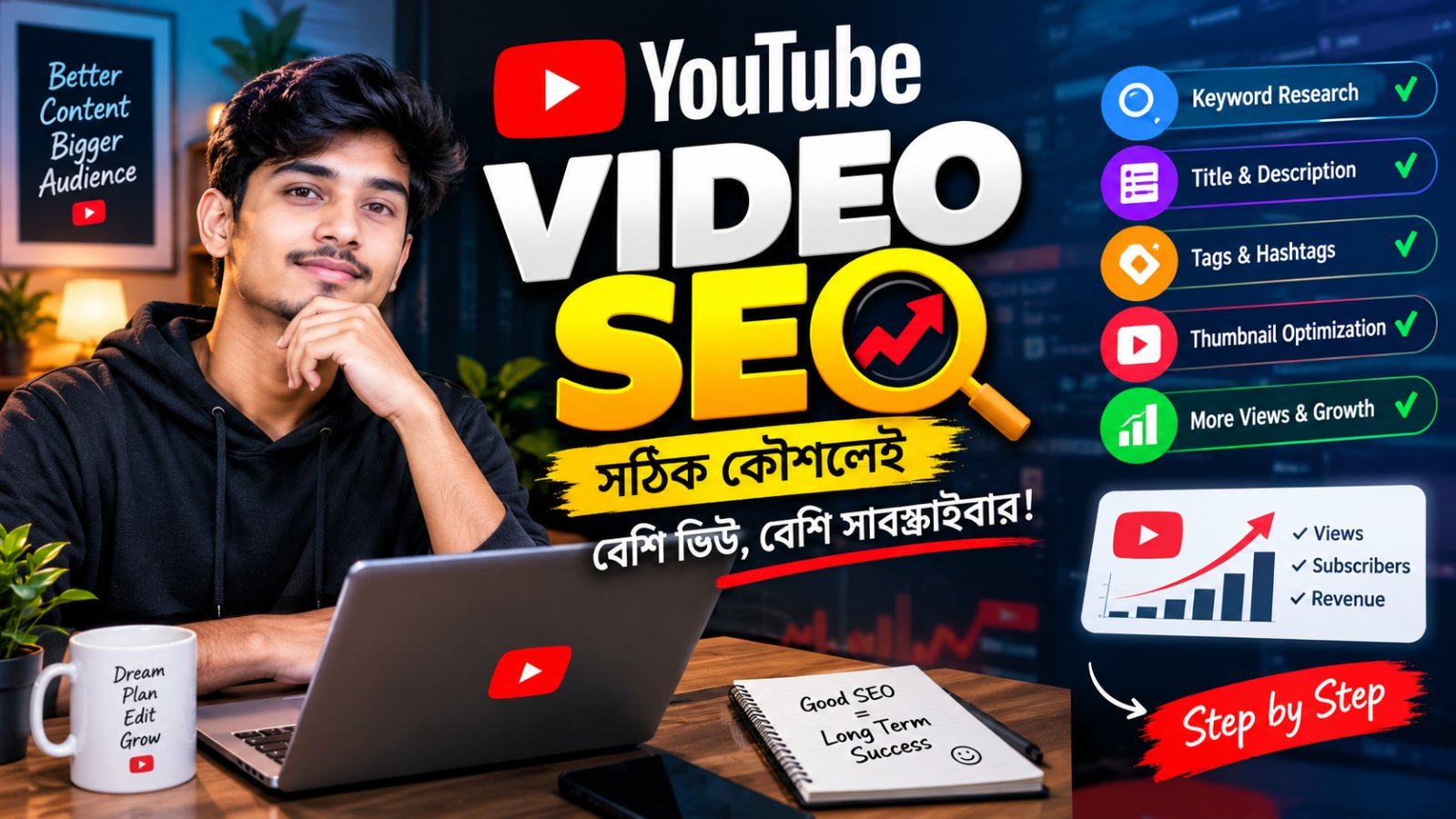 YouTube SEO service, ভিডিওর ভিউজ বাড়ান নিশ্চিন্তে