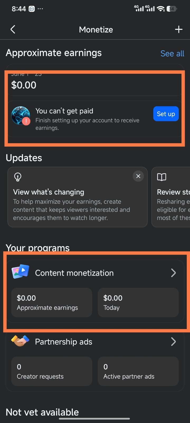 Organic USA Audience page 10k+ Followers Content Monetization Enable